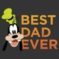 thumbnail image 2 of Men's Mickey & Friends Father's Day Best Goofy Dad Ever  Pull Over Hoodie Charcoal Heather 2X Large, 2 of 4