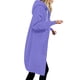 thumbnail image 1 of Chaquetas y abrigos casuales de manga larga con capucha para mujer, chaqueta de color liso, gruesa, de forro polar, informal, de invierno, con cremallera, manga larga, bolsillo, con capucha, suéter la, 1 of 6