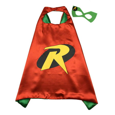 DC Comics Costume - Robin Logo Cape and Mask with Gift Box by Superheroes