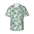 thumbnail image 2 of Goofa Lilies Flowers Hawaiian Shirt for Men, Unisex Summer Beach Casual Short Sleeve Button Down Shirts,Aloha Tropical Floral print shirt-3X-Large, 2 of 9