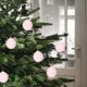 thumbnail image 4 of Adorno De Espuma Para Árbol De Navidad Adorno navideño de espuma con forma de macarrón (paquete de 3), color rosa y blanco, 8 cm JASKFLY, 4 of 7