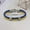 B#2, variant on Woven Leather Flag Bracelet for Men & Women - Adjustable 8.7" Length, 0.4" Width - Alloy Clasp, Unisex Fashion Jewelry, Comfortable Wear, Washable, Gift for Him or Her