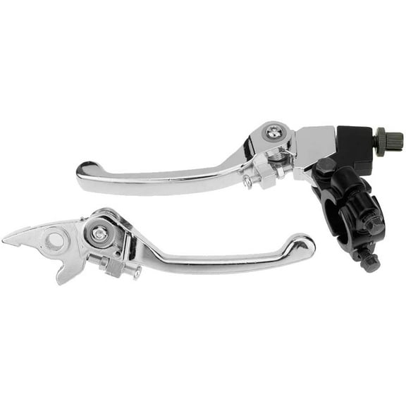 7/8" Folding Clutch Brake Lever for Xmotos BSE KAYO Apollo Thumpstar 70cc 110cc 125cc 150cc SSR Pit Dirt Bike Parts Motorcycle Silver