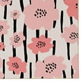 thumbnail image 3 of Tapis d'appoint lavable Laurel 3 pi x 5 pi ivoire et rose, 3 of 7