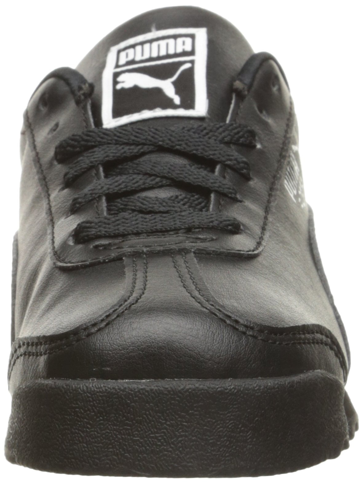 Puma 361594-12: Boys' Roma Basic PS-K Kid Black Sneaker (3 M US Little Kid)