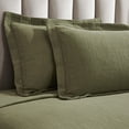 thumbnail image 4 of BNM Modern Cotton Matelasse Bedspread Set, Queen, Olive Green, 4 of 7