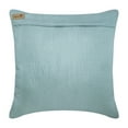 thumbnail image 3 of Cushion Covers For Couch, Crystal Buttercups - 12x12 Inches Square Decorative Throw Pillow Cover Light Blue Silk Pillow Cover With Zardozi and Crystals Embroidery, 3 of 5