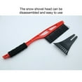 thumbnail image 3 of Seplovoe Multifunctional Car Snow Shovel & Brush | ABS Ice Scraper with Nylon Bristles | 21.7" All-in-One Snow Removal Tool for Vehicle Deicing & Defrosting, 3 of 6