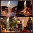 thumbnail image 4 of Tandefio - Juego de 2 centros de mesa de candelabros acrílicos de 42.5 pulgadas de alto, portavelas transparentes con pantallas de 5 brazos pa, 4 of 7