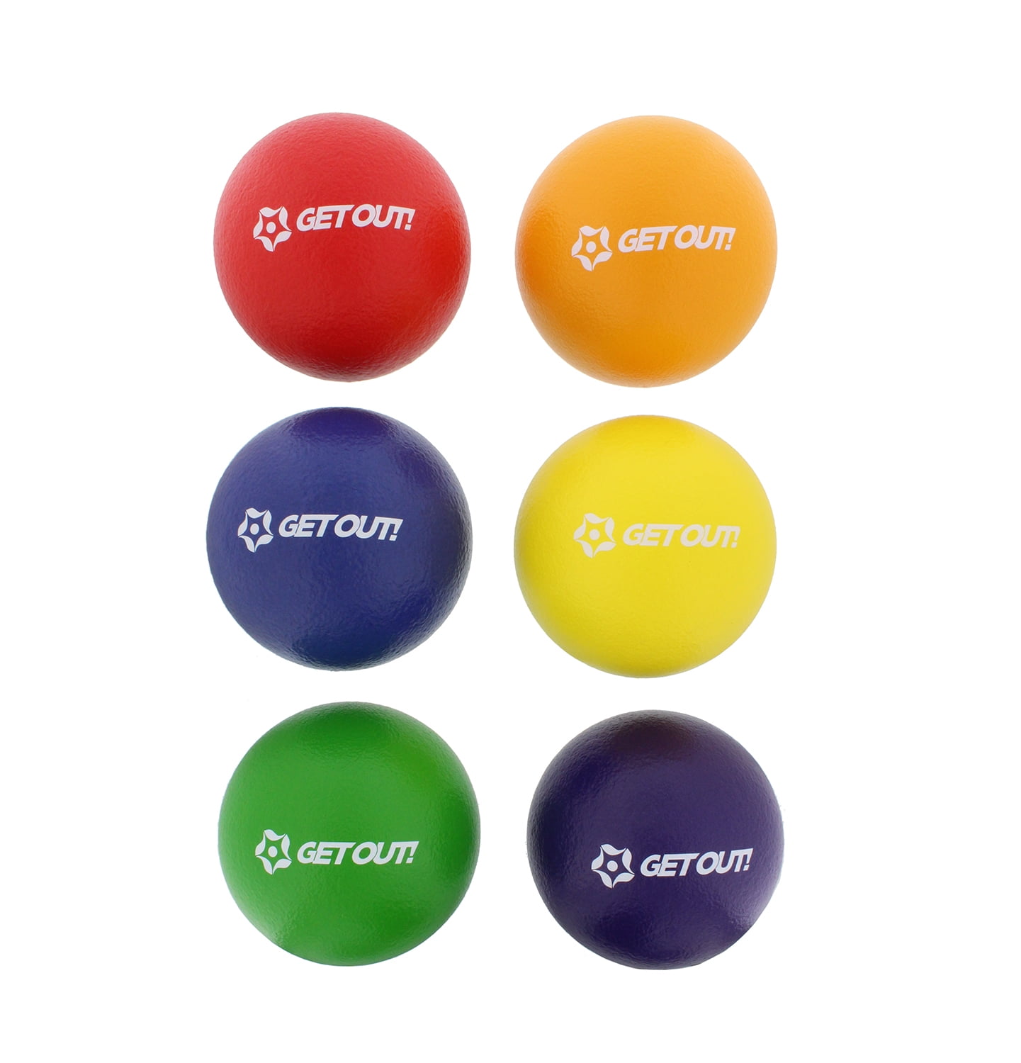 6” Inch Soft Latex-Free Foam Dodgeball Balls 6-Pack Set in Green 