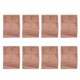 thumbnail image 3 of Difusor de aceites esenciales de 8 Uds., difusor de Aroma de estilo Natural de Material de palisandro compacto Simple cuadrado para armario de dormitorio, 3 of 8