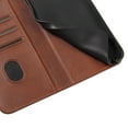 thumbnail image 4 of Leather Wallet iPhone 14 Pro Case (Brown) Magnetic Folio Card Slot Holder Flip Kickstand Shockproof Cover, 4 of 5