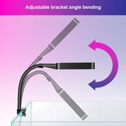 LED Aquarium Light, Clip On Aquarium Light for 5-55 Gal Tank, 24/7 Cycle Fish Tank Light with Timer, Full Spectrum Aquarium Plant Light, Clip on Freshwater Planted Light for Aquarium Plant Growth