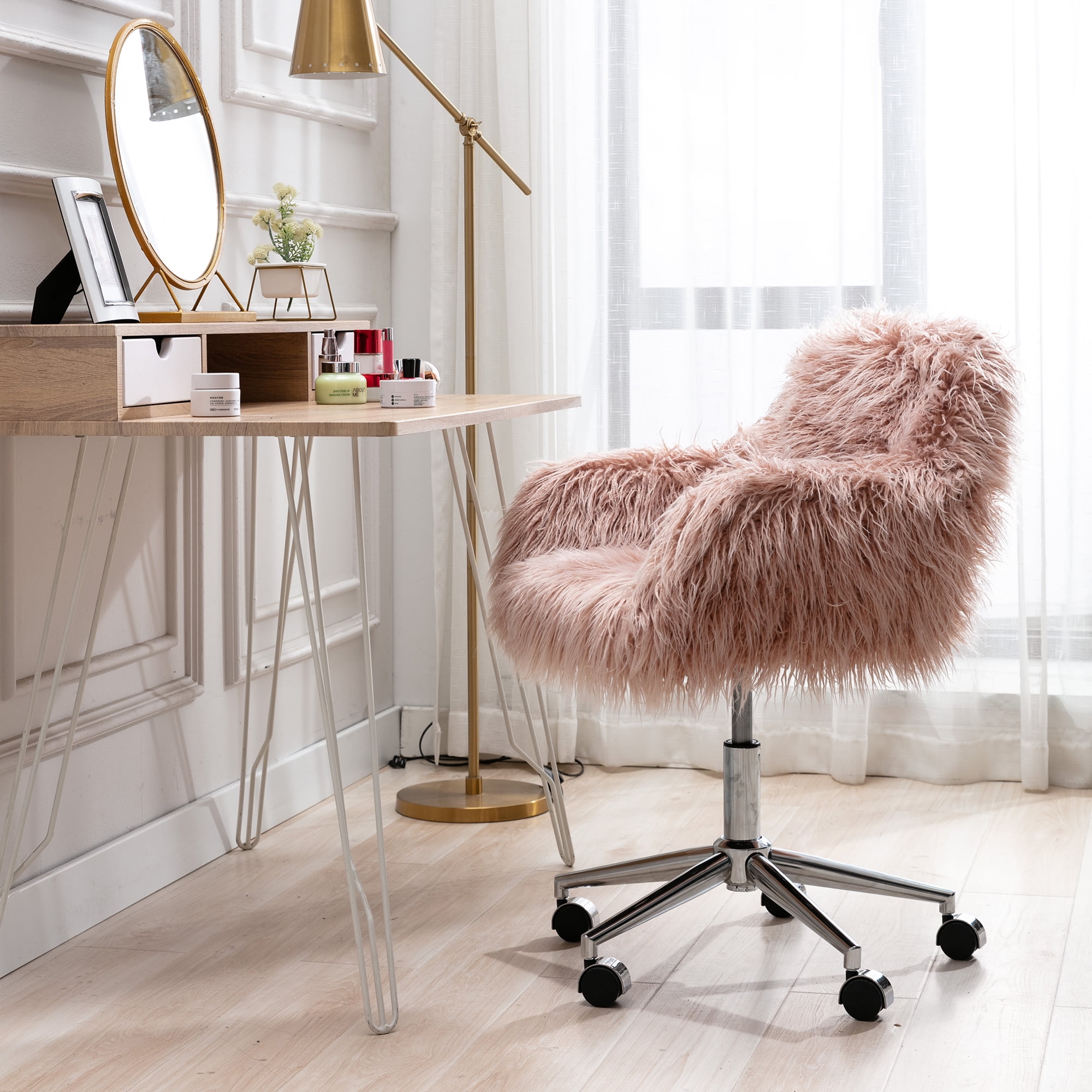 Furry chairs online for bedroom