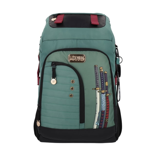 Mochila Grande Zoro Premium One Piece Porta Laptop ONE002-BP194A