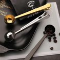 thumbnail image 3 of Coffee Scoop Clip, 2 in 1 Long Handle Stainless Steel Spoon with Bag Clip Perfect for Coffee, Tea, Kitchen Tools 2 Pack Black, 3 of 4
