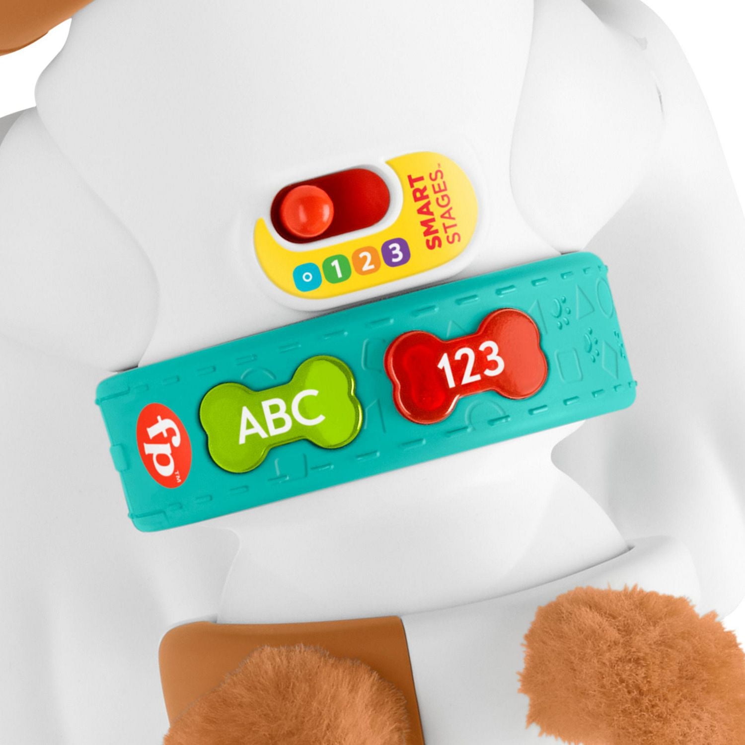 Fisher-Price 123 Crawl With Me Puppy Electronic Musical Learning Toy for Infants - English Version