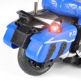 Liberty Imports RC Police Patrol Motorcycle with 360 Degree Rotation