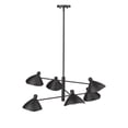 thumbnail image 2 of 12806-MB Millennium Lighting Warhol - 6 Light Chandelier-11.87 Inch Tall and 34.5 Inch Wide, 2 of 6