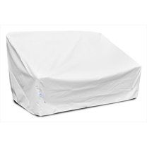 KoverRoos 19950 Weathermax Deep 2-Seat Sofa Cover Large, White - 61 W x 36 D x 32 H in.