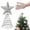 Silver-Free Size, variant on zhmrfg Independence Day Star Tree Topper, Patriotic Shatterproof Holiday Tree Decoration, Red White Blue Metal Hollow Star for 4th of July Party, Easy to Hang Festive Decor for Independence Day Tree