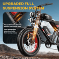 thumbnail image 6 of ENFFE EAES-2D Ultra,Electric Fat Tire Bike for Adults,3000W Peak Dual Motor Electric Bicycle,Max 32MPH 20"x4.0 Off-Road Mountain Ebike,48V 45AH Battery, 200Miles PAS Range,With NFC,UL2849, 6 of 8