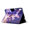 thumbnail image 4 of SaniMore for iPad 10th Generation 10.9" 2022 Case, PU Leather Wallet Flip Case with Auto Wake/Sleep Card Cash Slots Multiple Viewing Angles Full Wrap Protective Fashion Case for iPad 10th Gen, Rabbit, 4 of 7