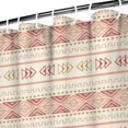thumbnail image 3 of Waterproof Classic Bohemian Repeating Geometric Pattern Boho Shower Curtain 72x72 Inch Boho Style Polyester Unique Shower Curtain for Bathroom Hotel Home Decor with 12 Plastic Hooks, 3 of 5