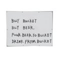 thumbnail image 4 of FixtureDisplays® Board, Dry Erase Metal Magnet Wall Mount Notice Sign Menu 11123-NEW, 4 of 6
