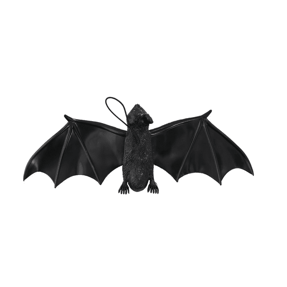 Black Hanging Bat Halloween Decor