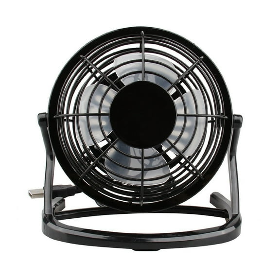 HORIALENCE 1Pcs Small Desk Fan Quiet and Portable with 360° Rotation and Strong Airflow 11.8X5.7in for Office Use