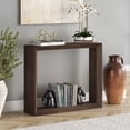 thumbnail image 2 of Evelyn&Zoe Modern Farmhouse 36" Wide Alder Brown Console Table, 2 of 7