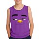 thumbnail image 2 of Camisolas de cuello redondo para niños pequeños y niños a la moda, lindas camisetas con estampado degradado, parte inferior suave sin mangas, camisetas para niñas, 2 of 6