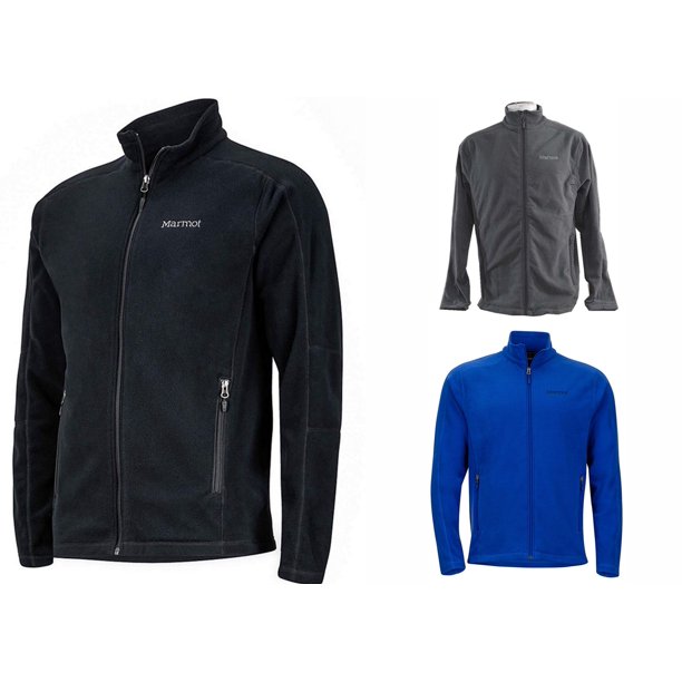 Marmot Men's Ess Tech Jacket Full Zip Fleece JacketVariety Walmart
