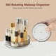 thumbnail image 3 of Organizador de maquillaje INVSSENE, giratorio 360°, 1 nivel, gris, 3 of 6