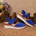 thumbnail image 5 of Womens Platform Sandals Slingback Shoes Closed Toe Sandals for Women Comfortable Walking Shoes, 5 of 8