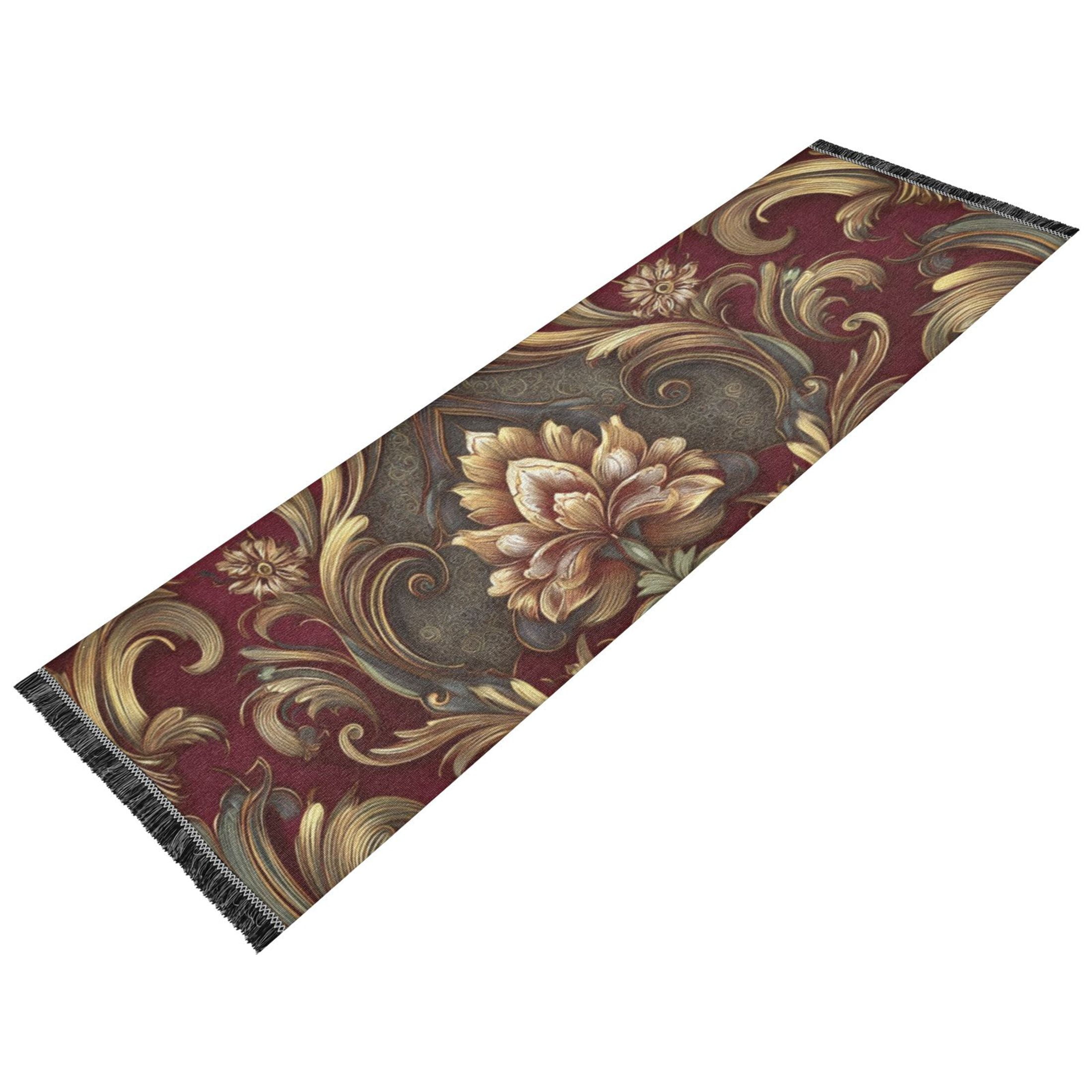 Bedroom Hallway Indoor Outdoor Mat With Rubber Backing Runner Rug Long Luxurious Of Baroque
