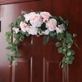 thumbnail image 5 of CreativeArrowy Floral Swag Artificial Flowers Peony Wreath Handmade Garland for Mirror Home Wedding Party Door Lintel Decoration, 5 of 24