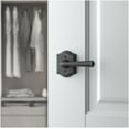 thumbnail image 2 of Baldwin Reserve HDFEDLTAR190 Half Dummy Left Hand Federal Lever and Traditional Arch Rose Satin Black+D14984 Finish, 2 of 3