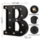 thumbnail image 4 of El nuevo diseño llevó las lámparas decorativas negras de la carpa de las luces de los números de las letras para el banquete de boda de los acontecimientos Bir, 4 of 5