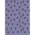 thumbnail image 1 of Ahgly Company Machine Washable Indoor Rectangle Transitional DarkSlate Blue Purple Area Rugs, 6' x 9', 1 of 7