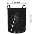 thumbnail image 2 of DouZhe Waterproof Collapsible Large Laundry Baskets, Fairy Tale Fly Fish Prints Circular Hamper with Handles, 2 of 6