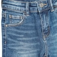 thumbnail image 6 of KIDSCOOL SPACE Big Girls Jeans,Elastic Band Inside Stretchy Micro Flared Boot Cut Denim Pants,Mid Blue,9-10 Years, 6 of 6