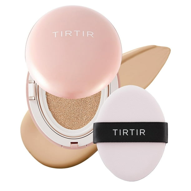Mascarilla Tirtir de Cushion Foundation, para todo tipo de funda, rosa #23N y arena