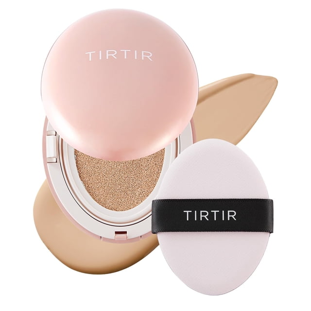 Mascarilla Tirtir de Cushion Foundation, para todo tipo de funda, rosa #23N y arena