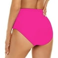thumbnail image 6 of THDHVS Bikini Bottoms,Swim Shorts Women,Solid Color Swim Shorts StretchComfortable for Beach or Swimming Hot Pink, 6 of 6