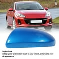 thumbnail image 3 of Side Rearview Mirror Cover Cap, Side Wing Mirror Cap Reliable Protection  for Vehicle Silver,Blue,Light Blue,Red,Gray,Dark Blue, 3 of 7