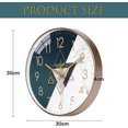 thumbnail image 5 of 30cm Silent Modern Design Wall Clock, Silent Mute Clock Wall Pendulum For Bedroom Kitchen Living Room, Digital Wall Clock For Office And Cafeteria, 5 of 5