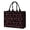 Breast Cancer Ribbon Heart Black Pattern, variant on Breast Cancer Ribbon Heart Black Pattern Beach Tote Bag, Summer Beach Handbag with Inner Pocket & Removable Bottom, Waterproof Twill Gifts for Birthday Christmas Thanksgiving