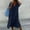 B45 Navy Plus Size Summer Dresses Clearance Under $5, variant on Cagogo Women Plus Size Short Sleeve Party Dresses Under $10 Summer Spring V Neck Flowy A Line Linen Cotton Linen Maxi Dress Going Out White Formal Dresses Birthday Gifts